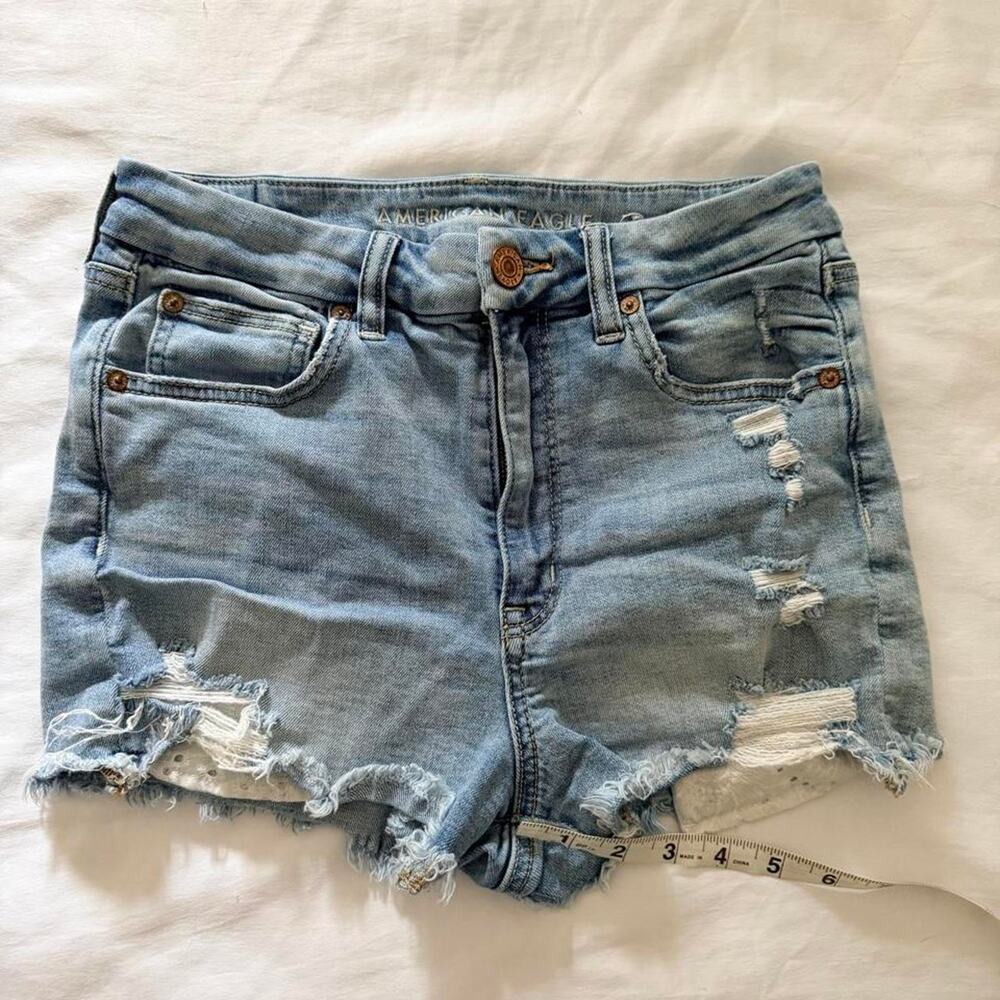 American eagle outfitters curvy high waist shortie 6